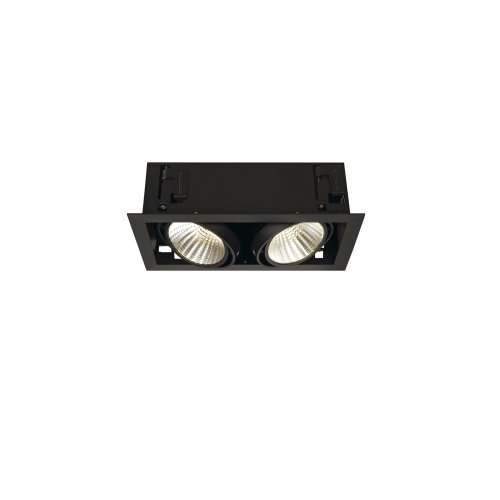 SLV KADUX LED DL-set, mat zwart, 2x24 W, 30&deg;, 3000 K, incl. driver - Slv 115740 1 h rgb - 20028591