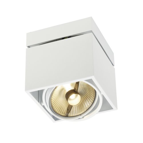 SLV KARDAMOD SURFACE SQUARE ES111 SINGLE plafondlamp, vierkant, wit, GU10, - Slv 117101 1 h rgb - 20028599