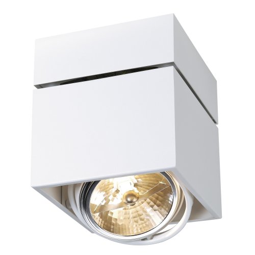 SLV KARDAMOD SURFACE SQUARE QRB SINGLE plafondlamp, vierkant, wit, max. 50 - Slv 117121 1 h rgb - 20028603