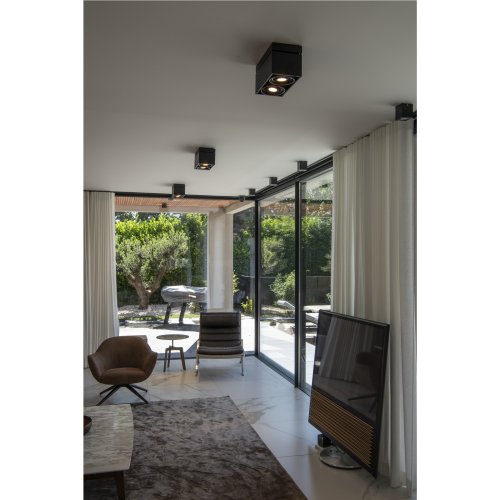 SLV KARDAMOD SURFACE SQUARE QRB DOUBLE plafondlamp, vierkant, zwart, max.  - Slv 117130 a1 rgb - 20028604
