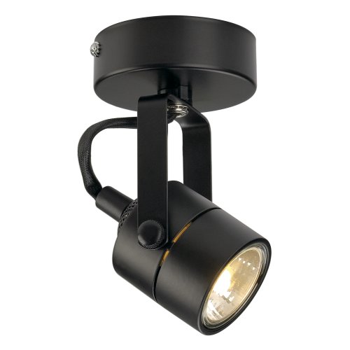 SLV spot 79 230v wand-en plafondlamp zwart gu10 132020 - Slv 132020 1 h rgb - 11000951