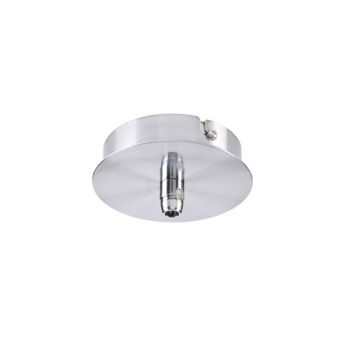 SLV Plafondrozet, 1 uitgang, rond, chroom, incl. trekontlasting - Slv 132605 1 h rgb - 20208454