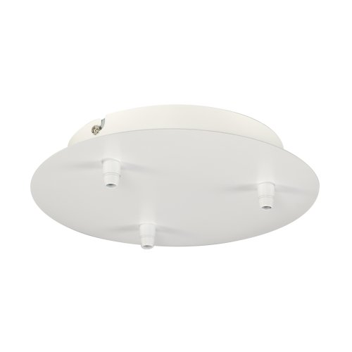 SLV Plafondrozet, 3 uitgangen, rond, wit, incl. trekontlastingen - Slv 132611 1 h rgb - 20208455