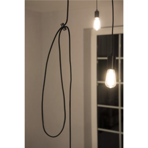 SLV FITU Cable Hook, zwart, afstandhanger voor hanglampen, kabelklem - Slv 132680 ma1 h rgb - 20208460