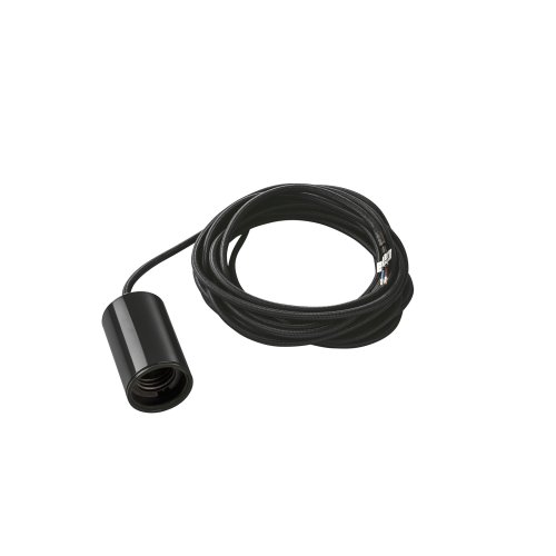 SLV FITU, hangarmatuur, A60, rond, zwart, 5m kabel met open kabeleinde, ma - Slv 132690 1 rgb - 20208462