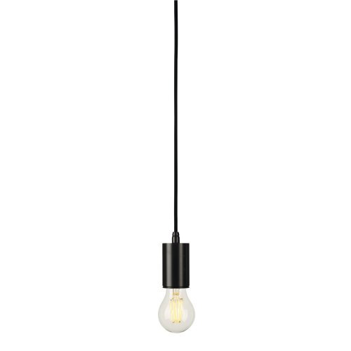 SLV FITU, hangarmatuur, A60, rond, zwart, 5m kabel met open kabeleinde, ma - Slv 132690 3 rgb - 20208462