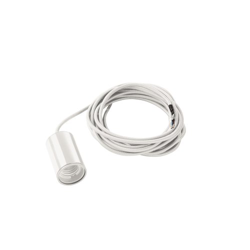 SLV FITU, hanglamp, A60, rond, wit, 5m kabel met open kabeleinde, max. 60  - Slv 132691 1 rgb - 20208463