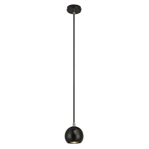 SLV LIGHT EYE BALL GU10 hanglamp, zwart/chroom, max. 5 W - Slv 133490 1 h rgb - 20028643