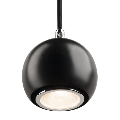 SLV LIGHT EYE BALL GU10 hanglamp, zwart/chroom, max. 5 W - Slv 133490 151049 1 rgb - 20028643