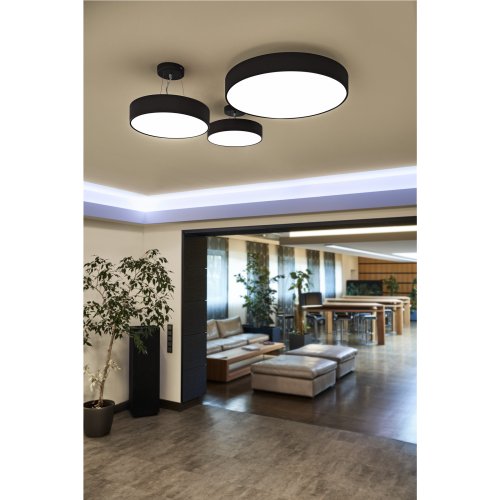 SLV MEDO 40 LED plafondlamp, zwart , optioneel hoogteverstelbaar - Slv 135120 135070 135020 135250 a1 rgb - 20028655