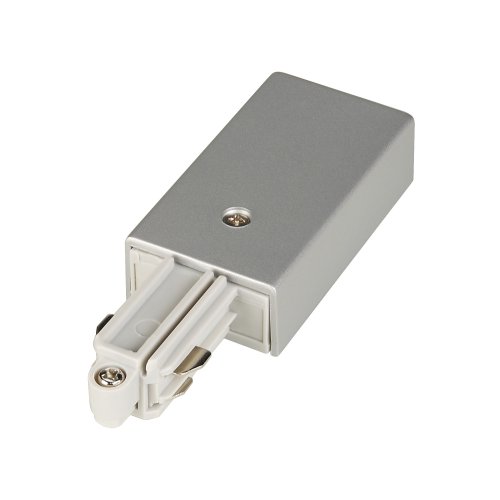 SLV Voeding voor 1-fase HV-stroomrail, opbouwversie zilvergrijs, aarde rec - Slv 143042 1 h rgb - 20028713