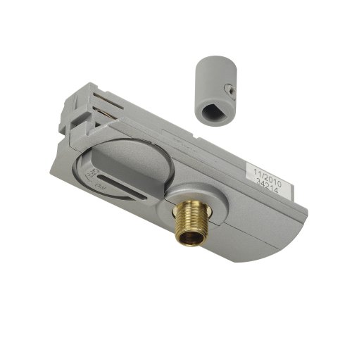 SLV 1-fase-hanglampadapter zilvergrijs, incl. trekontlasting en draadeind - Slv 143124 1 h rgb - 20028737