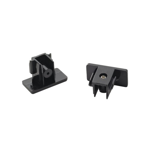 SLV eindkapjes voor 1-fase rail zwart 2 stuks 143130 - Slv 143130 1 h rgb - 8824018