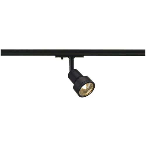 SLV PURI lampenkop, zwart, GU10, max. 50 W, incl. 1-fase adapter - Slv 143390 1 h rgb - 20028765