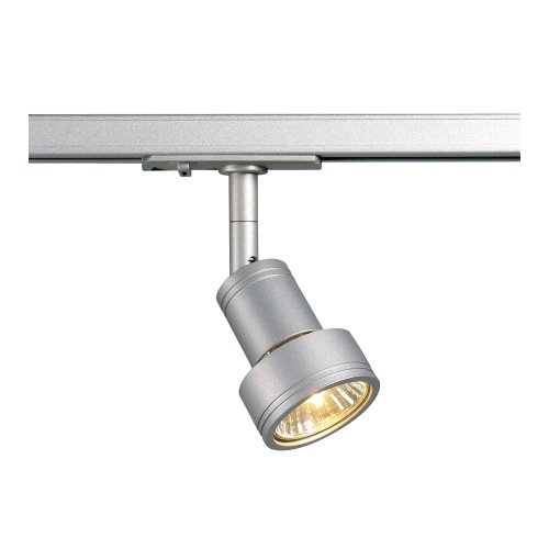 SLV PURI lampenkop, zilvergrijs GU10, max. 50 W, incl. 1-fase adapter - Slv 143392 1 h rgb - 20028767