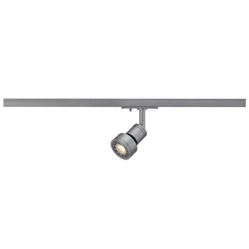 SLV PURI lampenkop, zilvergrijs GU10, max. 50 W, incl. 1-fase adapter - Slv 143392 2 rgb - 20028767
