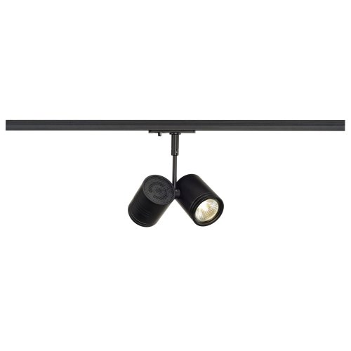 SLV BIMA II lampenkop, zwart, 2xGU10, max. 50 W, incl. 1-fase adapter - Slv 143430 1 rgb - 20028768