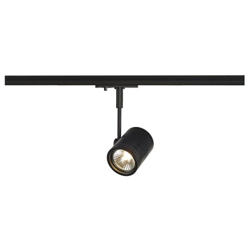 SLV BIMA I lampenkop, zwart, GU10, max. 50 W, incl. 1-fase adapter - Slv 143440 1 h rgb - 20028771