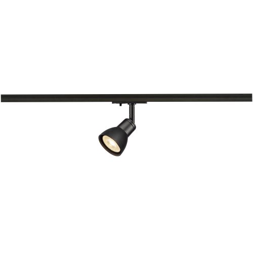 SLV puria spot zwart gu10 50w incl. 1-fase adapter 143450 - Slv 143450 1 h rgb - 11001789