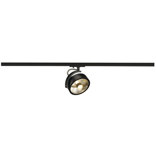 SLV KALU TRACK QPAR111 lampenkop, zwart, incl. 1-fase adapter - Slv 143540 1 h rgb - 20028779