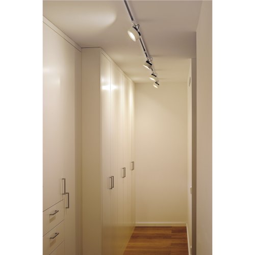 SLV KALU TRACK LEDDISK spot, wit, 3000 k, incl. 1-fase adapter - Slv 143731 a1 h rgb - 20028787