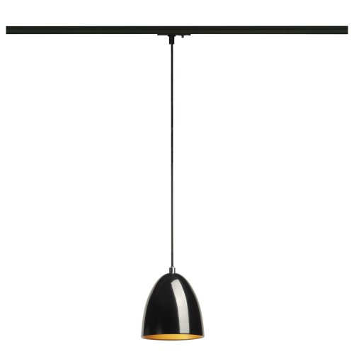 SLV PARA CONE 14 hanglamp, rond, zwart/goud, GU10, incl. zwarte 1-fase ada - Slv 143990 1 h rgb - 20028795
