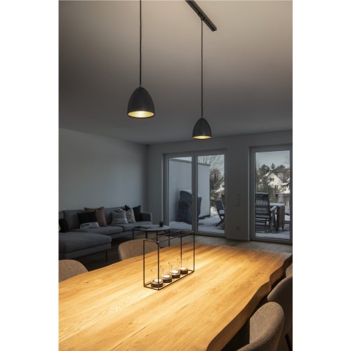 SLV PARA CONE 14 hanglamp, rond, zwart/goud, GU10, incl. zwarte 1-fase ada - Slv 143990 a1 h rgb - 20028795
