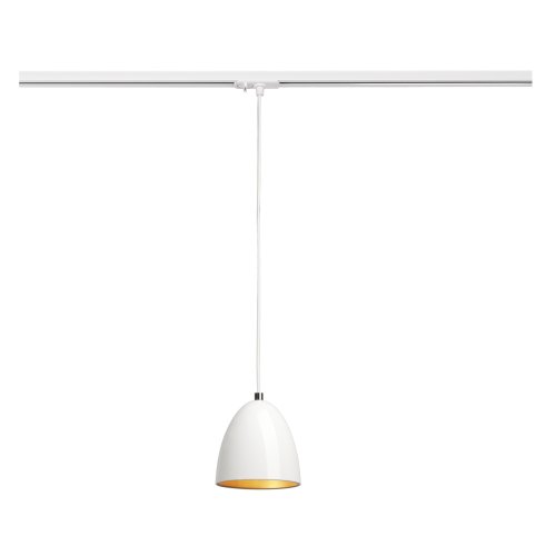 SLV PARA CONE 14 hanglamp, rond, wit/goud, GU10, incl. witte 1-fase adapte - Slv 143991 1 h rgb - 20028796
