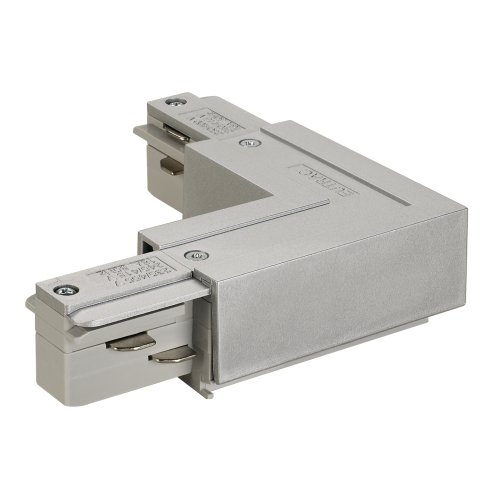SLV EUTRAC L-verbinder met voedingsmogelijkheid, aarde binnen, zilvergrijs - Slv 145684 1 h rgb - 20028841