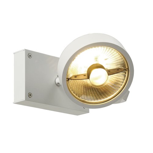 SLV KALU 1 QPAR plafondlamp, mat wit, ES111, max. 75 W - Slv 147301 2 rgb - 20028866