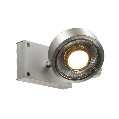 SLV KALU 1 QPAR plafondlamp, geborsteld aluminium, ES111, max. 75 W - Slv 147306 4 rgb - 20028867
