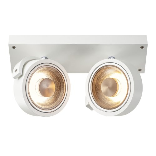 SLV KALU 2 QPAR plafondlamp, mat wit, ES111, max. 2x75 W - Slv 147311 1003094 2 rgb - 20028868