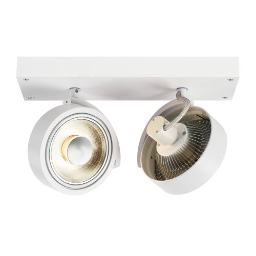SLV KALU 2 QPAR plafondlamp, mat wit, ES111, max. 2x75 W - Slv 147311 1003095 1 rgb - 20028868