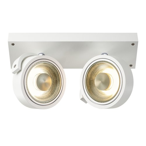 SLV KALU 2 QPAR plafondlamp, mat wit, ES111, max. 2x75 W - Slv 147311 1003095 2 rgb - 20028868