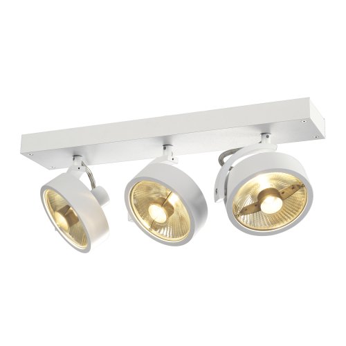 SLV KALU 3 QPAR plafondlamp, mat wit, ES111, max. 3x75 W - Slv 147321 1 h rgb - 20028870