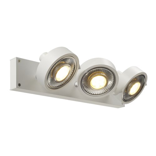 SLV KALU 3 QPAR plafondlamp, mat wit, ES111, max. 3x75 W - Slv 147321 4 rgb - 20028870