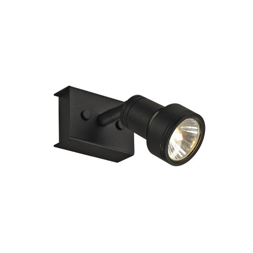SLV PURI 1 plafondlamp, mat zwart, 1xGU10, max. 1x50 W, met sierring - Slv 147360 2 rgb - 20028872