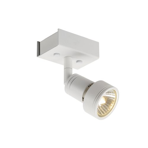 SLV PURI 1 plafondlamp, mat wit, 1xGU10, max. 1x50 W, met sierring - Slv 147361 1 rgb - 20028873