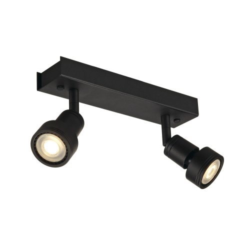 SLV puri 2 zwart 2xgu10 147370 - Slv 147370 3 h rgb - 8824009