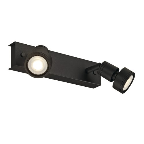 SLV puri 2 zwart 2xgu10 147370 - Slv 147370 4 rgb - 8824009