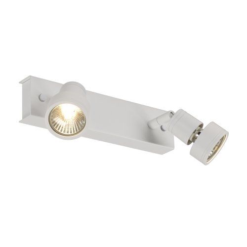SLV PURI 2 plafondlamp, mat wit, 2xGU10, max. 2x50 W, met sierring - Slv 147371 2 rgb - 20028875