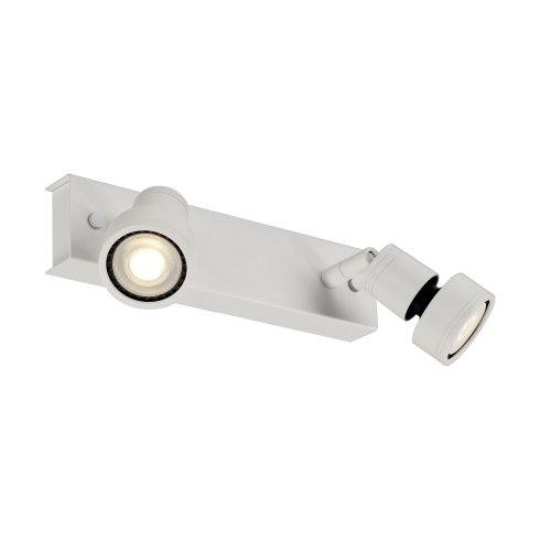 SLV PURI 2 plafondlamp, mat wit, 2xGU10, max. 2x50 W, met sierring - Slv 147371 4 rgb - 20028875