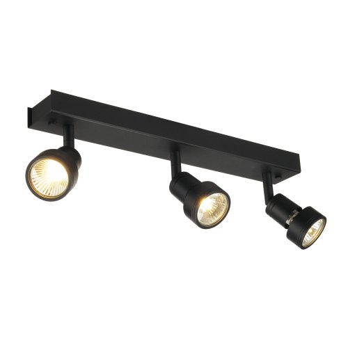 SLV puri 3 zwart mat 3xgu10 incl. deco ring 147380 - Slv 147380 1 rgb - 8824011