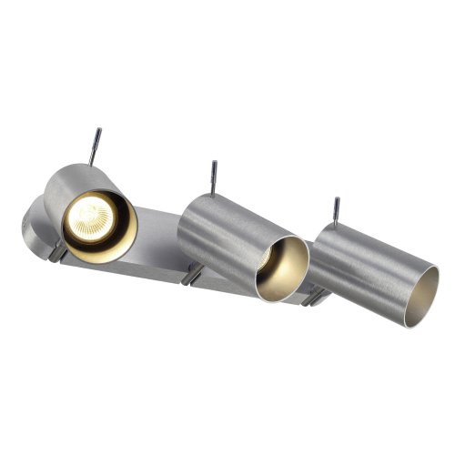 SLV ASTO TUBE III, alu-geborsteld, 3x GU10, max. 75W - Slv 147423 1 rgb - 20028878