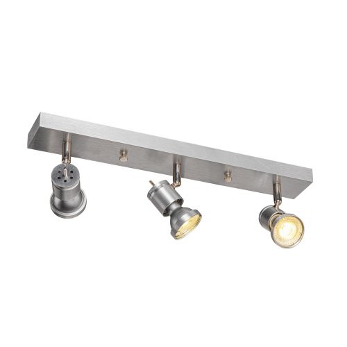 SLV ASTO III, alu-geborsteld, 3x GU10 Spot, max. 75W - Slv 147443 2 rgb - 20028881