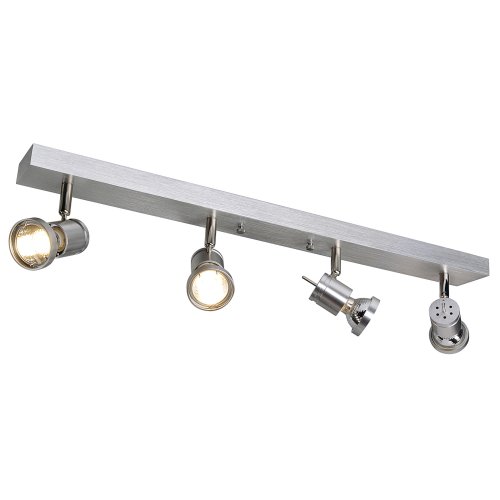SLV ASTO IV, alu-geborsteld, 4x GU10 Spot, max. 75W - Slv 147444 1 rgb - 20028882