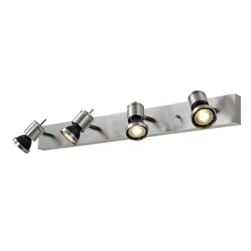 SLV ASTO IV, alu-geborsteld, 4x GU10 Spot, max. 75W - Slv 147444 3 rgb - 20028882