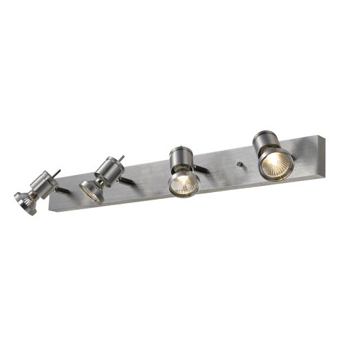 SLV ASTO IV, alu-geborsteld, 4x GU10 Spot, max. 75W - Slv 147444 4 rgb - 20028882