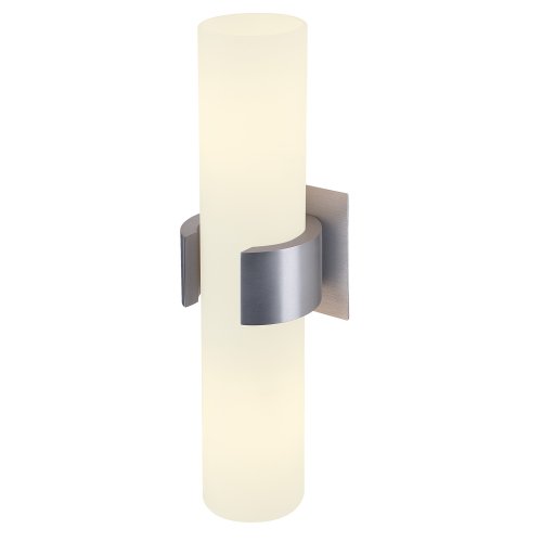 SLV DENA II, alu-geborsteld , glas deels gesatineerd, 2x E14, max. 40W - Slv 147529 1 h rgb - 20028883