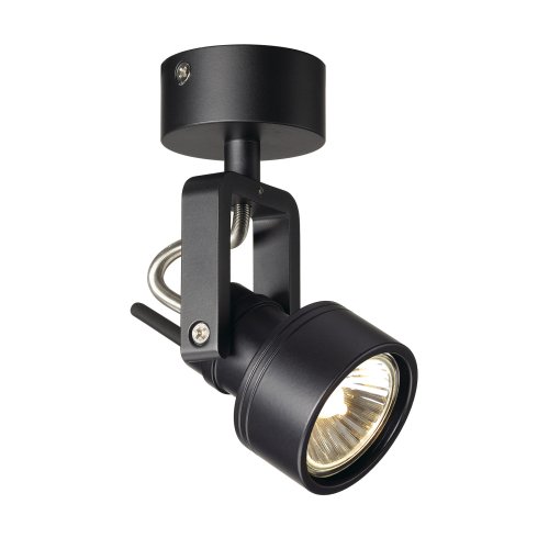 SLV INDA SPOT GU10 wand en plafondarmatuur, zwart, max. 50W - Slv 147550 1 h rgb - 20028884